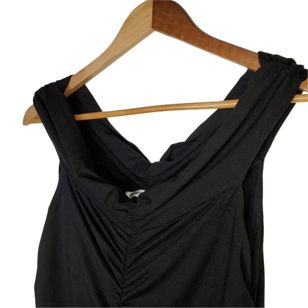 Reformation Sabine Ruched Minidress Size L NWT - Picture 6 of 11